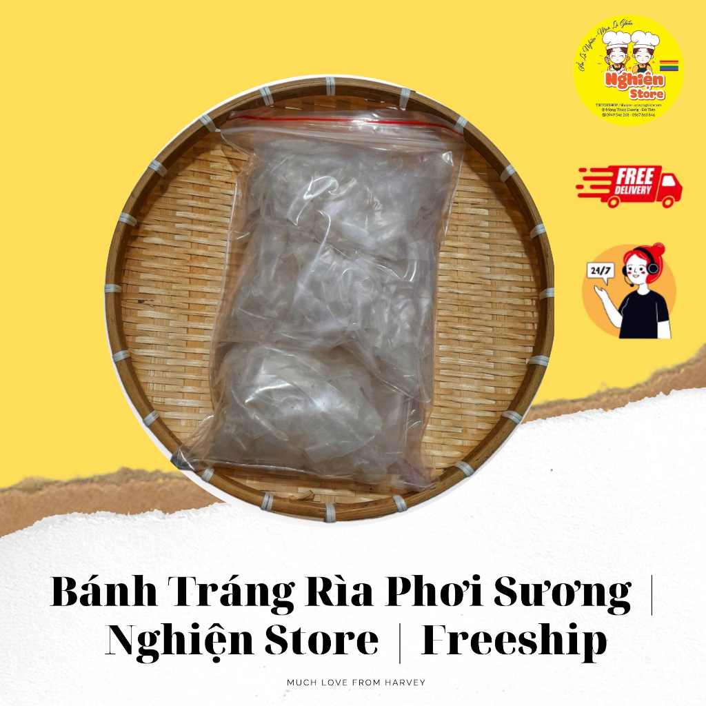 Bánh Tráng Rìa Phơi Sương  | Nghiện Store | Freeship