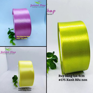 Ruy băng lụa 4cm - cuộn 22m - Bảng màu 2/2