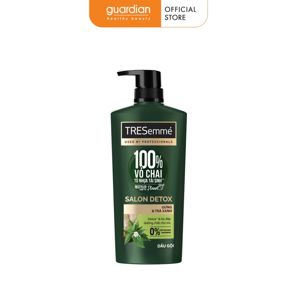 Dầu Gội Sạch Sâu TRESemmé Salon Detox Gừng & Trà Xanh 640Gr