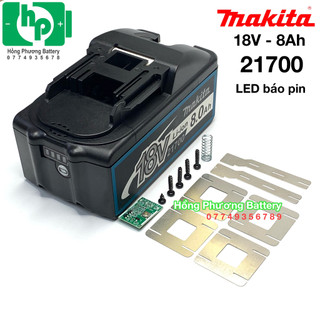 Combo vỏ mạch makita 21700 18v-8ah đế to