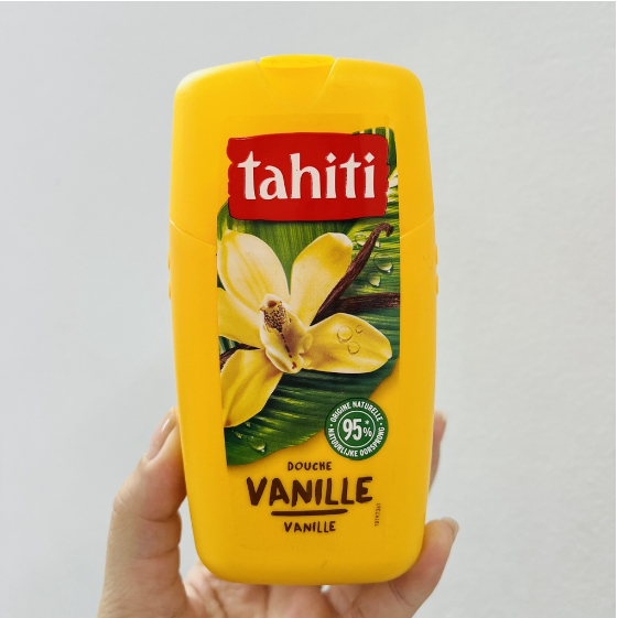 004 Sữa Tắm Tahiti Vanille Gourmande Hương Vani Xách Tay Pháp 250ml
