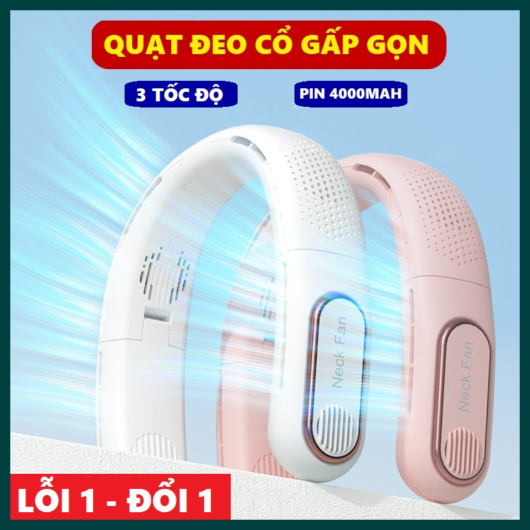 Quạt Làm Mát Đeo Cổ Neck Fan - A339, Công Nghệ Làm Lạnh Sau Gáy, Làm Mát 360 Độ | BigBuy360 - bigbuy360.vn