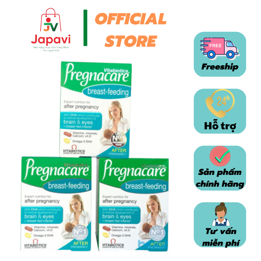 Vitamin Pregnacare breast feeding orihiro bổ sung dưỡng chất tăng cường