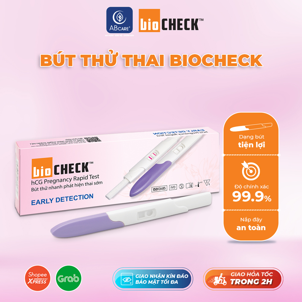 Bút thử thai sớm Biocheck chính xác 100%