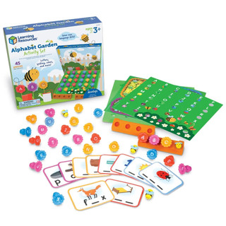 [Hàng nhập khẩu Mỹ] Bộ phân loại vườn hoa abc -] Alphabet Garden Activity Set - Learning Resources