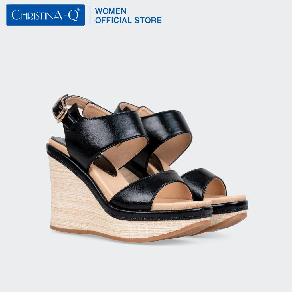 Giày sandals nữ đế xuồng ChristinA-Q XDX130