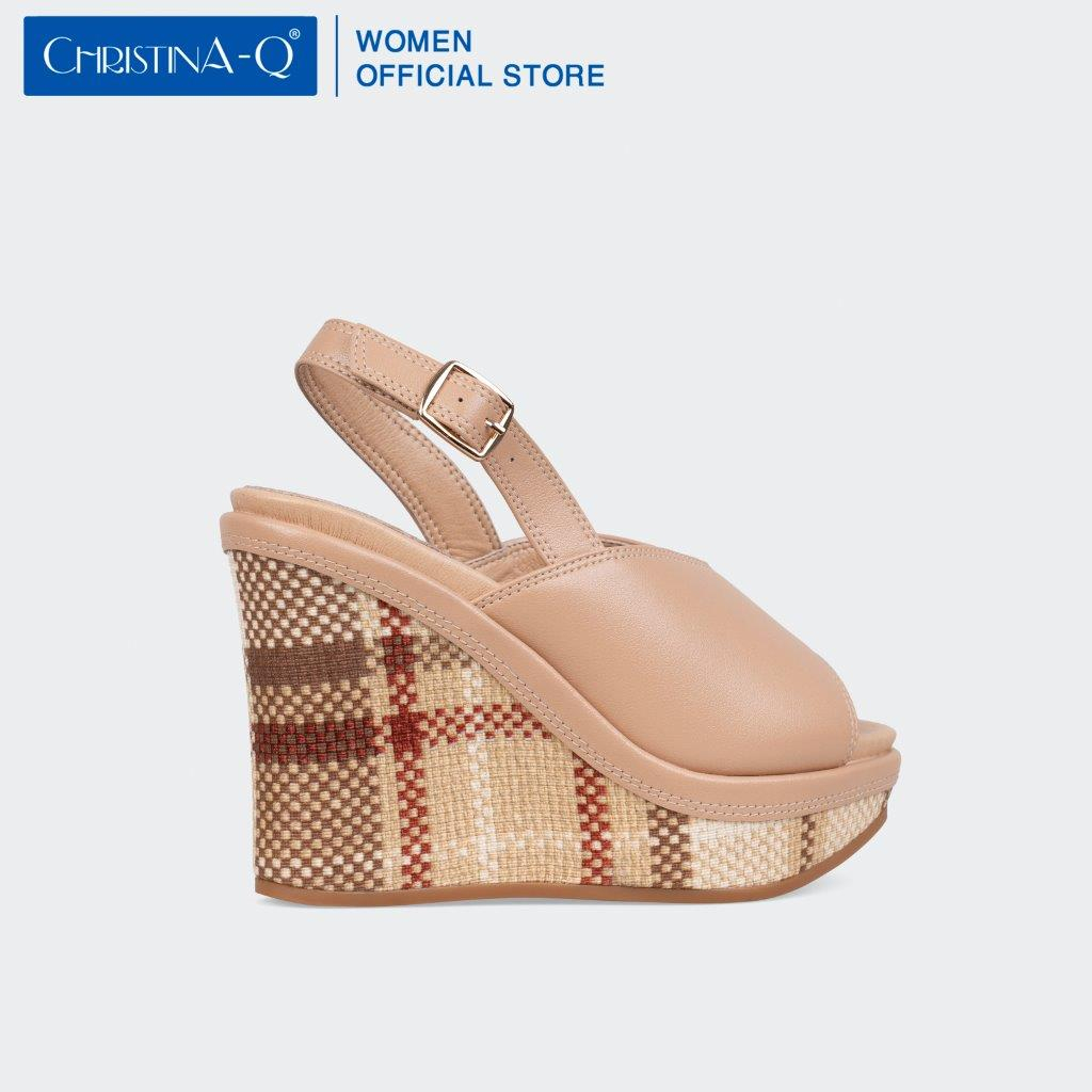 Giày sandals nữ đế xuồng ChristinA-Q XDX128