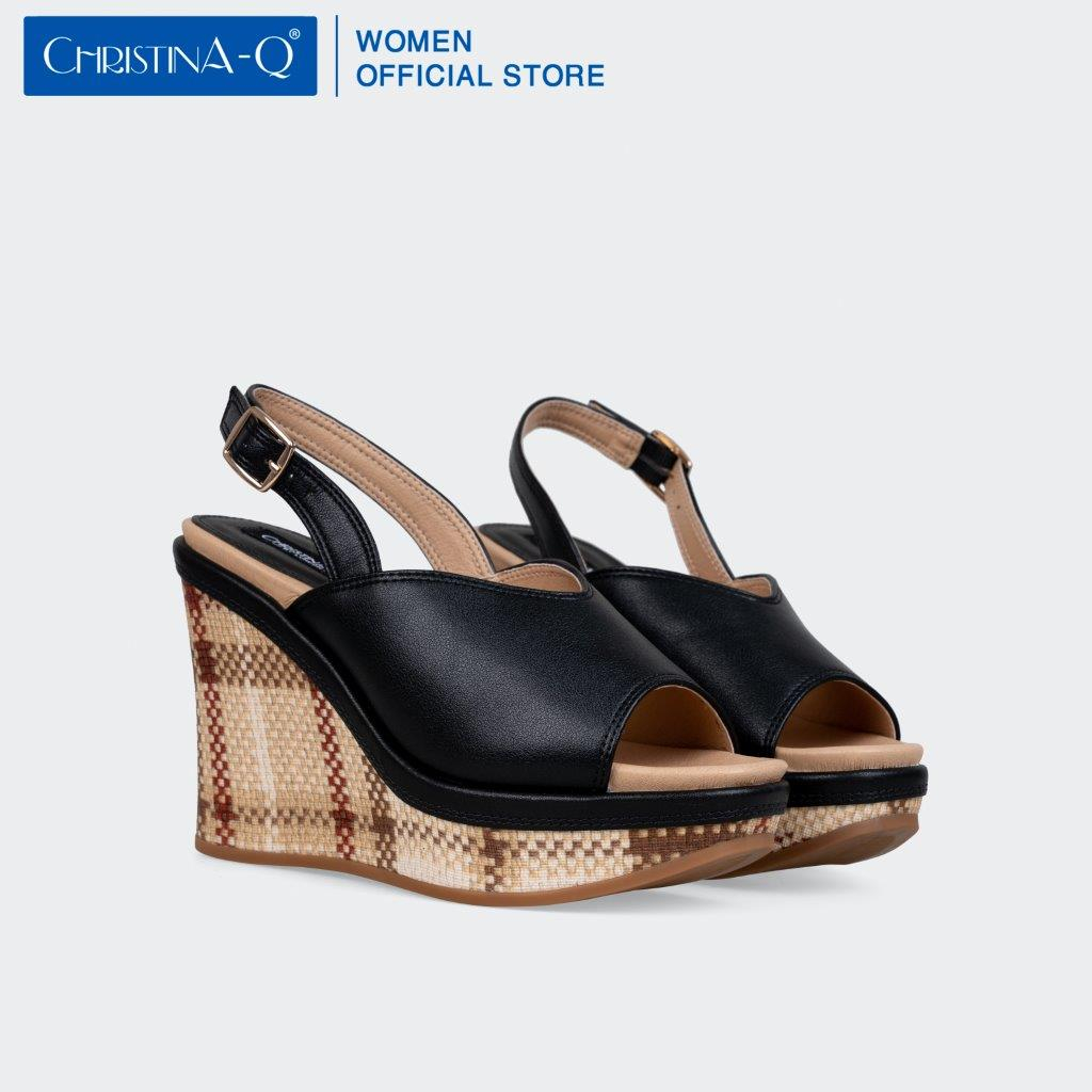 Giày sandals nữ đế xuồng ChristinA-Q XDX128