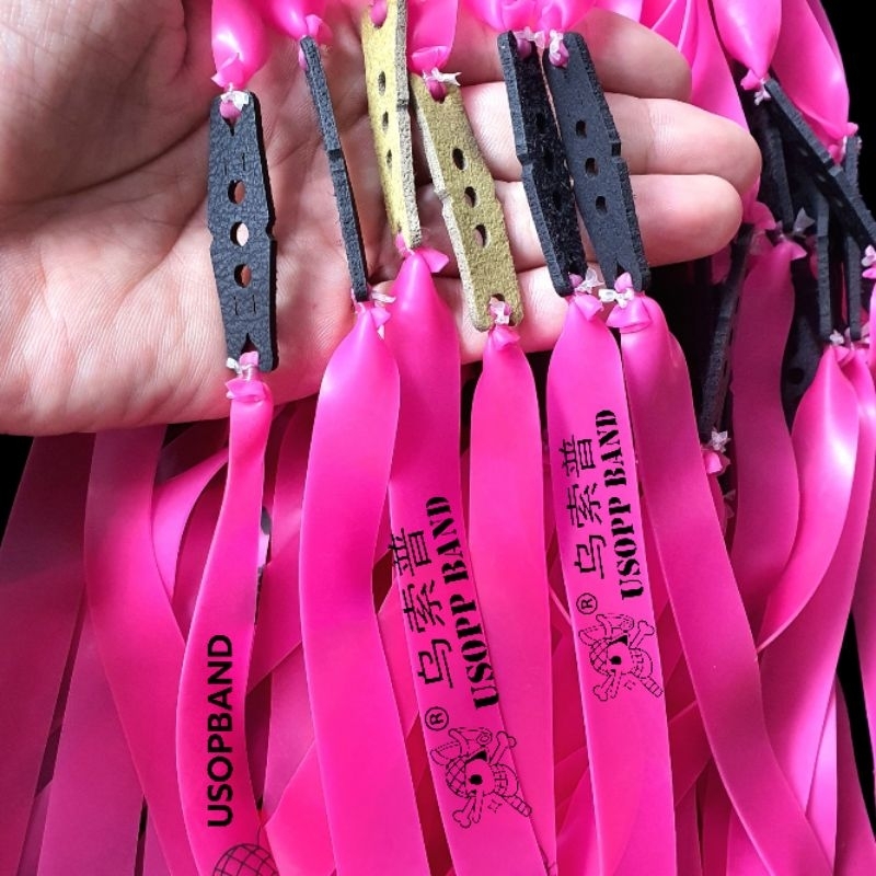 Dây thun usopp band dày 0.75mm hồng dài 180mm chính hãng