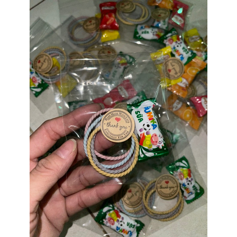 Combo 10 Set Quà Tặng Chun Tóc và Kẹo