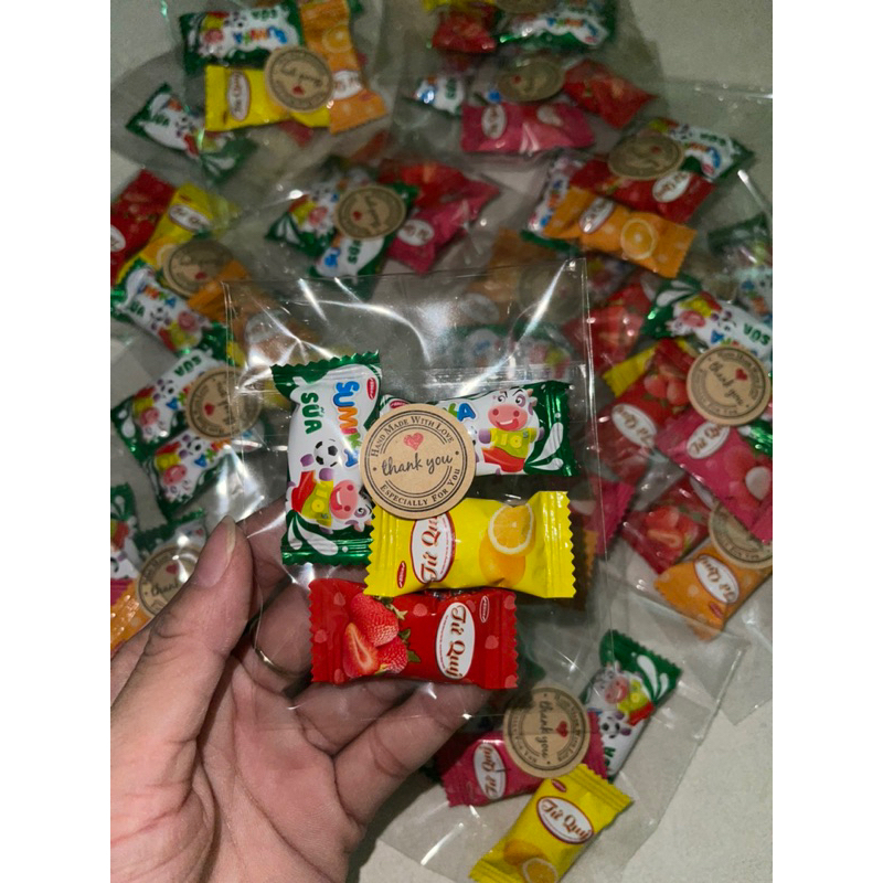Combo 10 Set Quà Tặng Chun Tóc và Kẹo