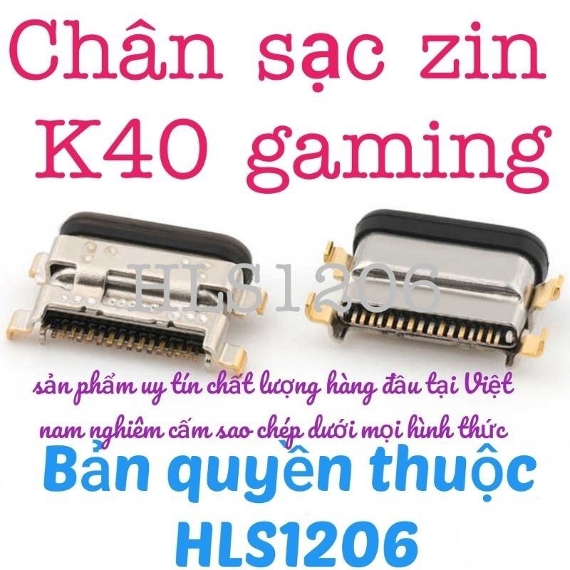 Cụm sạc K40 Gaming poco F3 GT