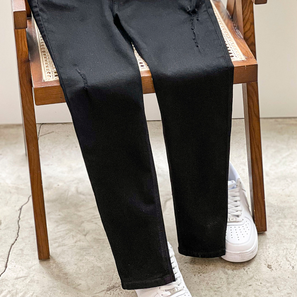 Quần Jeans Dài Nam Cao Cấp Black 1022 BY COTTON
