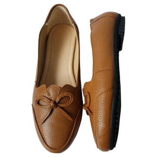 Giày búp bê nữ BIGBEN da bò cao cấp BB97