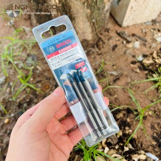 Bộ 3 mũi khoan gạch cứng hex-9 bosch 2608900596