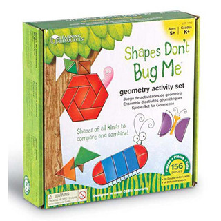  Đồ chơi hình học - Shapes Don't Bug Me Geometry Activity Set - Learning Resources