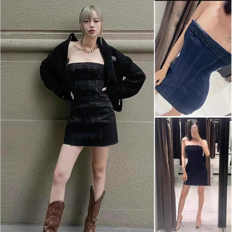 Đầm jean cá tính sexy
