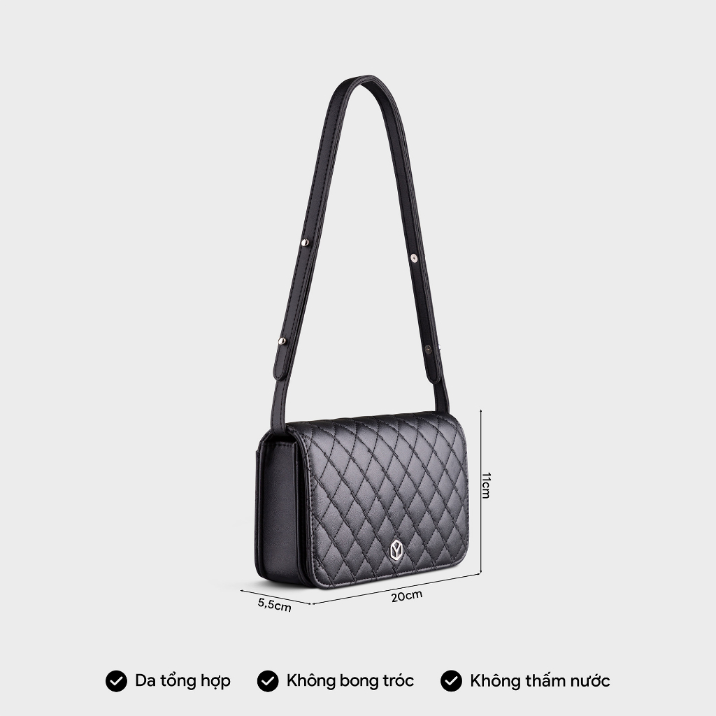 Túi đeo chéo da nữ đeo vai mini basic Yuumy Seasand YN163