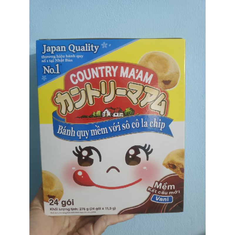 Bánh quy socola chip country ma'am mẫu mới 2024
