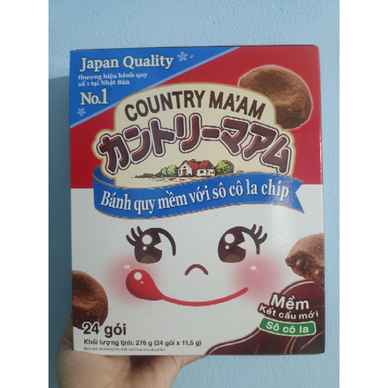 Bánh quy socola chip country ma'am mẫu mới 2024
