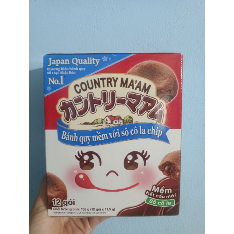 Bánh quy socola chip country ma'am mẫu mới 2024
