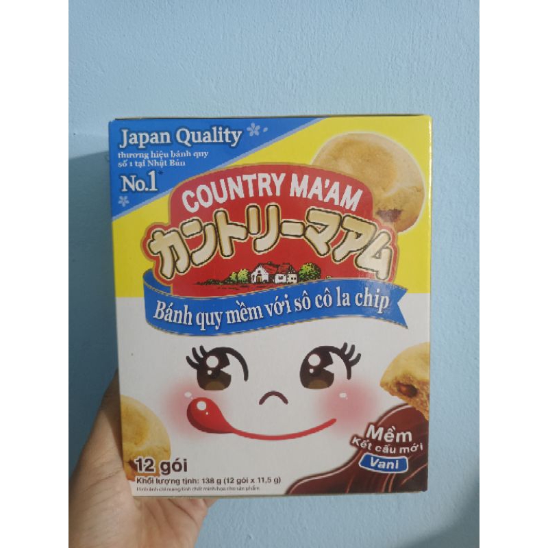 Bánh quy socola chip country ma'am mẫu mới 2024