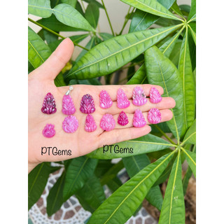 Mặt dây Hồ Ly đá Ru.by thiên nhiên thu hút tình duyên, may.mắn- PTGems