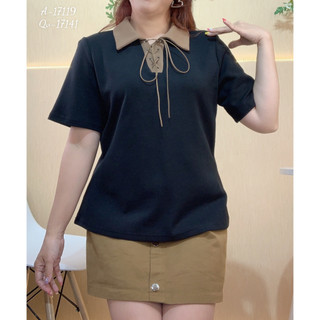 Áo Polo BIGSIZE Đan Dây 17119