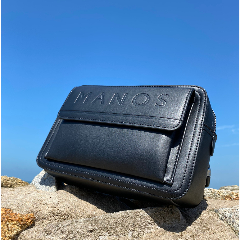 Túi da nam đeo chéo văn phòng du lịch Manos