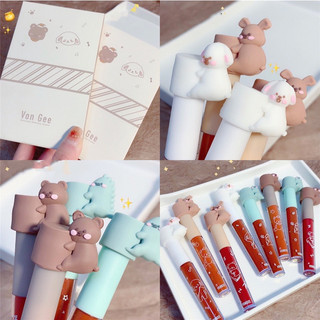 Set 2 Son Vongee Gấu Thỏ