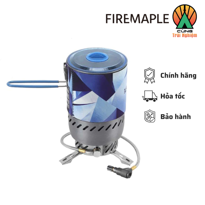 [CHÍNH HÃNG] Bộ Nồi + Bếp Gas Nấu Bằng Nhiệt  Dã Ngoại Chuyên Dụng Siêu nhẹ Fire-Maple FMS-MARRADIANT