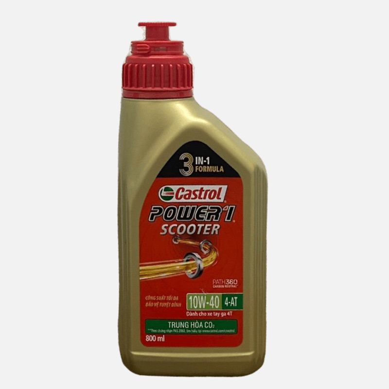 Dầu nhớt dành cho xe tay ga Castrol Power-1 10w-40 0.8l
