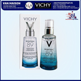 Serum Vichy mineral 89 dưỡng chất khoáng cô đặc phục hồi cấp ẩm  & bảo vệ da 50ml