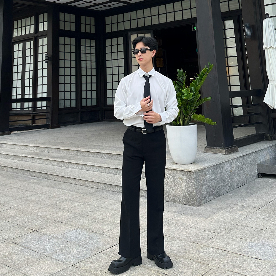 Áo sơ mi nam form rộng tay dài SOFT MENSWEAR phong cách Hàn Quốc thời trang Unisex