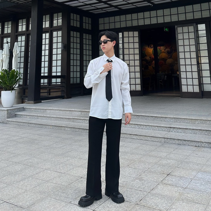 Áo sơ mi nam form rộng tay dài SOFT MENSWEAR phong cách Hàn Quốc thời trang Unisex