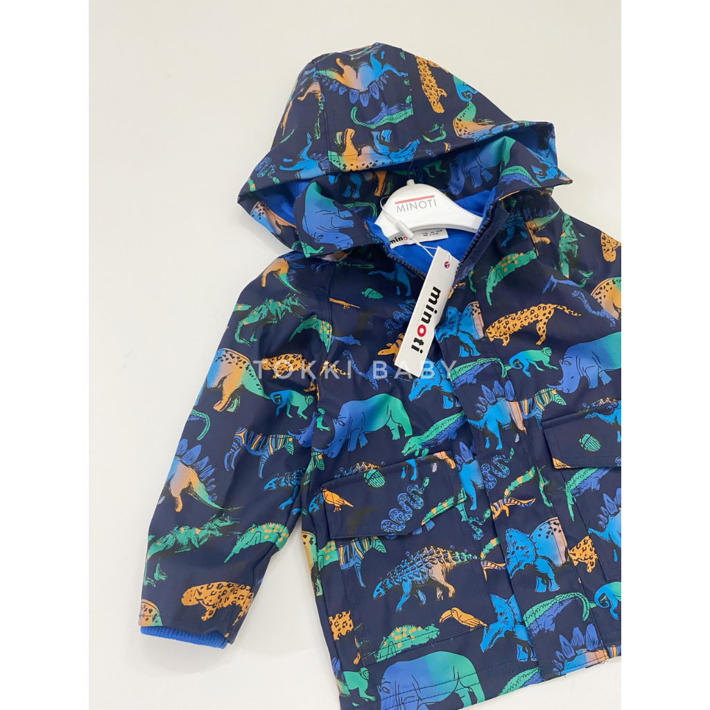 Áo khoác PU hình khủng long cho bé AMN005