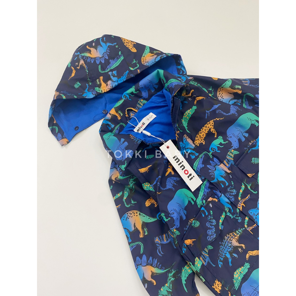 Áo khoác PU hình khủng long cho bé AMN005