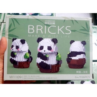 Lego gấu trúc Panda(12 mẫu)