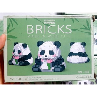 Lego gấu trúc Panda(12 mẫu)