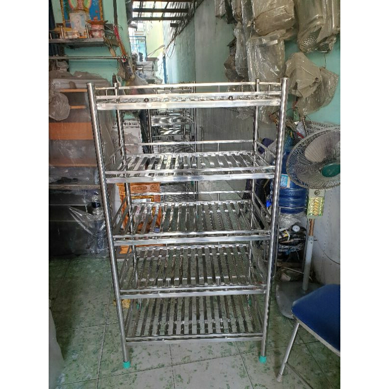 Kệ chén thẻ 5 tầng 50×80cm