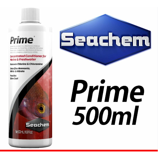 Dung dịch khử clo NH3 Nitrite cho bể cá nước ngọt và nước mặn Prime