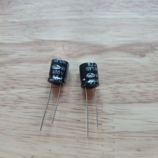 Tụ hóa 400v 8.2uf chính hãng samwha hàn quốc có thể thay thế cho 400v 6.8uf 400v 5.6uf