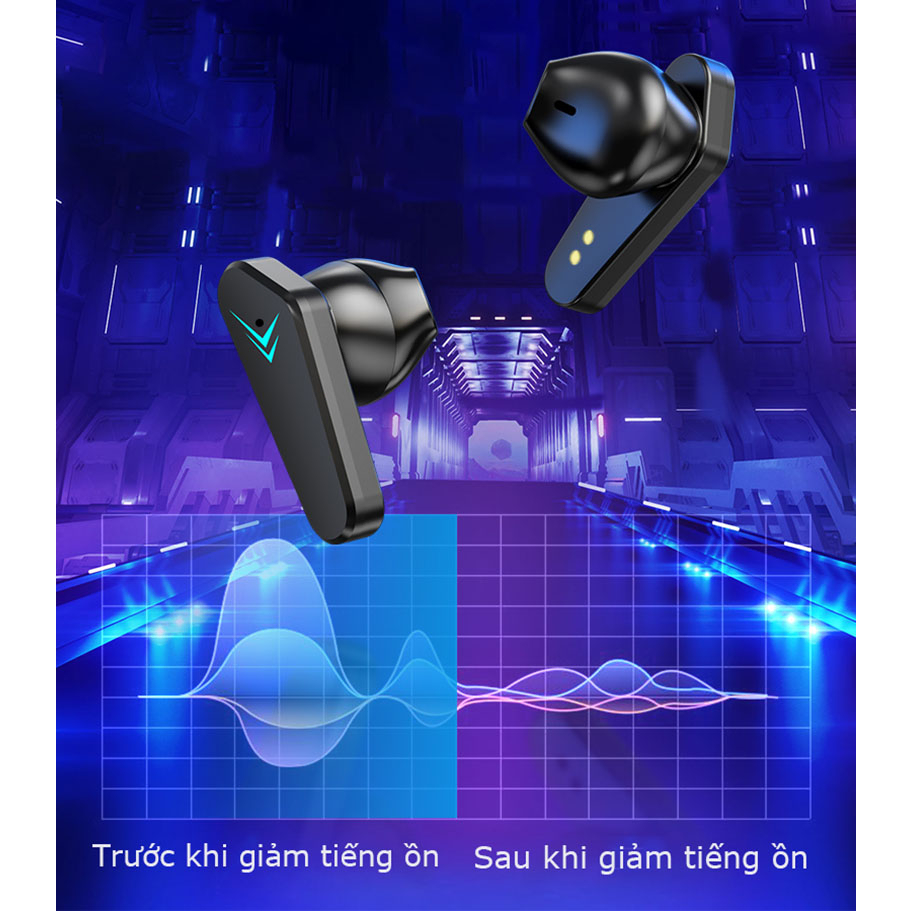 X15 Tai nghe Bluetooth không dây mới không lag, thoải mái khi đeo, âm thanh rõ ràng và tươi sáng