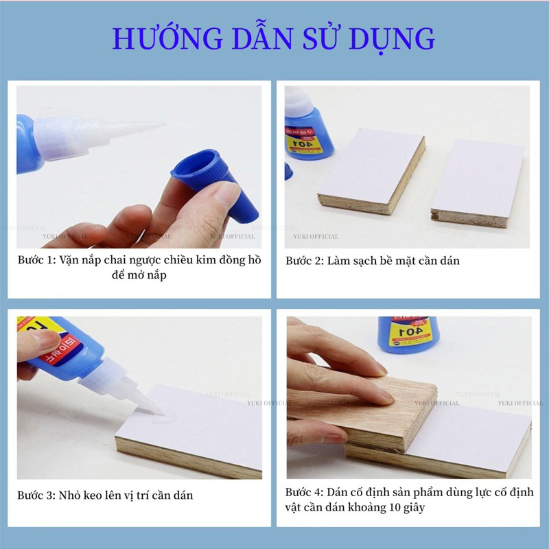 Keo 401 chính hãng - keo gắn móng giả siêu chắc - keo nhật MT - keo úp móng - keo gắn đá siêu chắc - keo dán móng