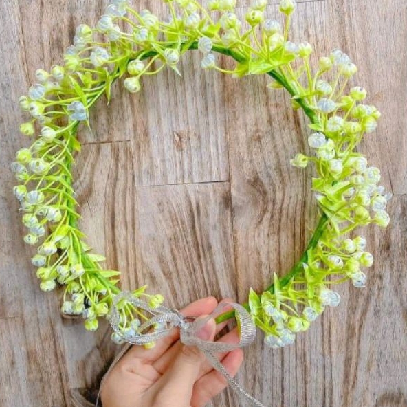 100gr Cỏ điểm hoa Baby  trắng cao cấp đã nhặt sạch dùng trang trí cắm hoa sáp, hoa lụa, làm hoa đội đầu