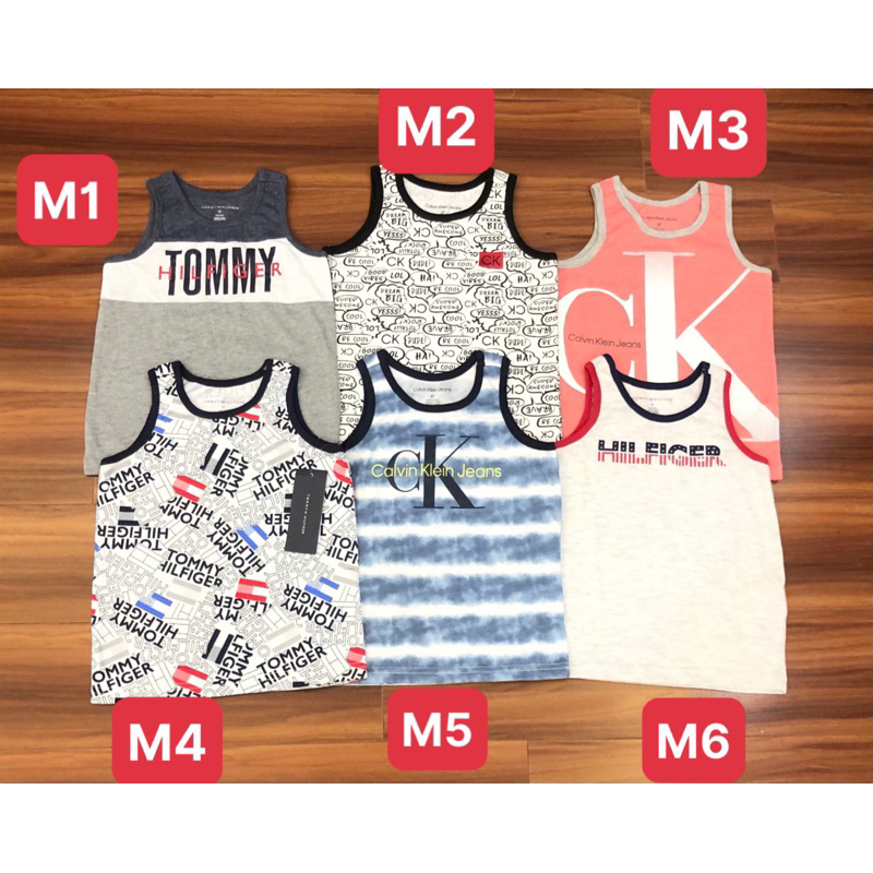 Áo tank top Xuất xịn CK, Tommy bé trai [Sz 1-7T]