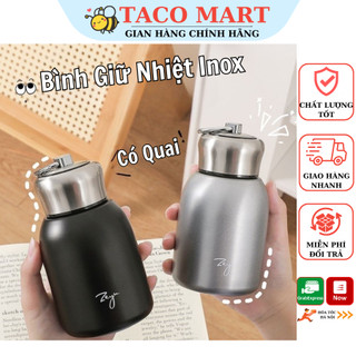 Bình giữ nhiệt mini dung tích 300ml bình nước du lịch cầm tay giữ nhiệt bằng thép không gỉ đáng yêu