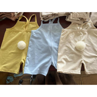 Set quần yếm tai thỏ cho bé