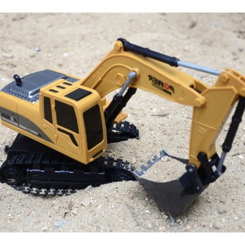 Xe cẩu múc điều khiển từ xa Gầu SẮT pin SẠC 6 kênh, Đồ Chơi Xe Cẩu , Máy Xúc bánh Xích,đồ chơi thông minh cho bé