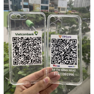Ốp ip6,ip6 plus,ip7,ip8,ip7 plus,ip8 plus,ipx,ipxs,ipxr,ipxs max,ip11,ip 11pro,ip11 pro max - in mã qr loại dẻo cao cấp